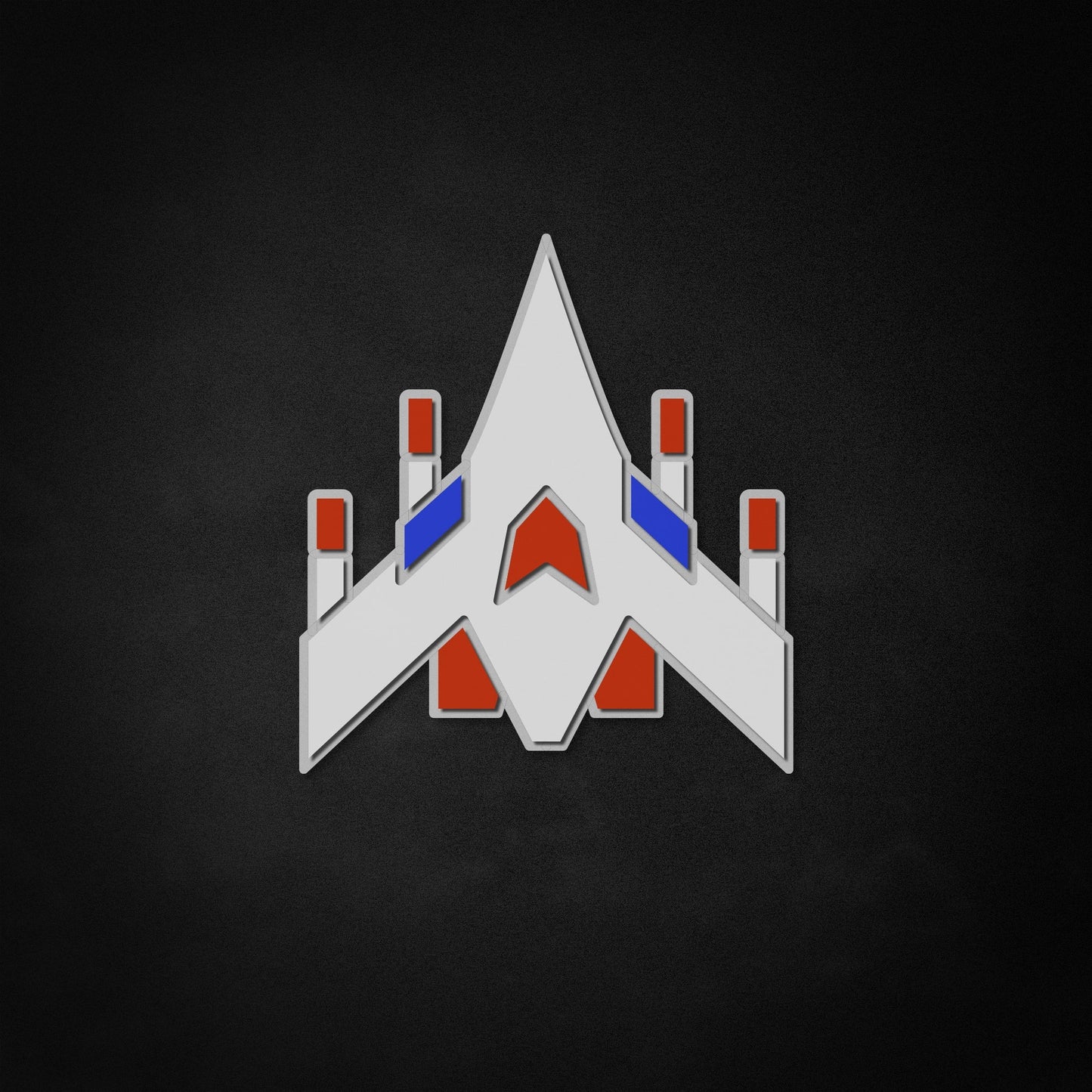 "Arcade Space Ship" Neon Like Sign, Arcade Wall Decor, Arcade LED Sign