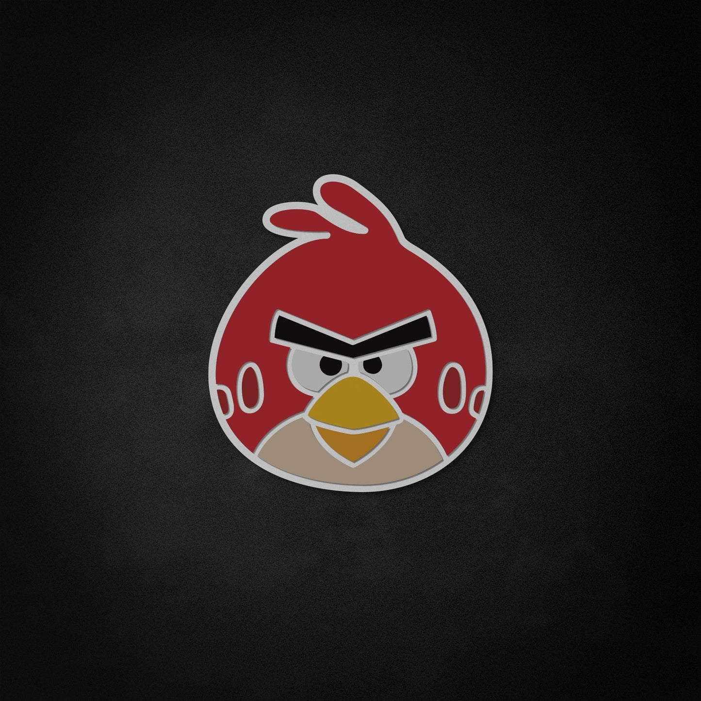 "Angry Birds" Neon Like Sign, Angry Birds Wall Decor, Angry Birds LED Sign