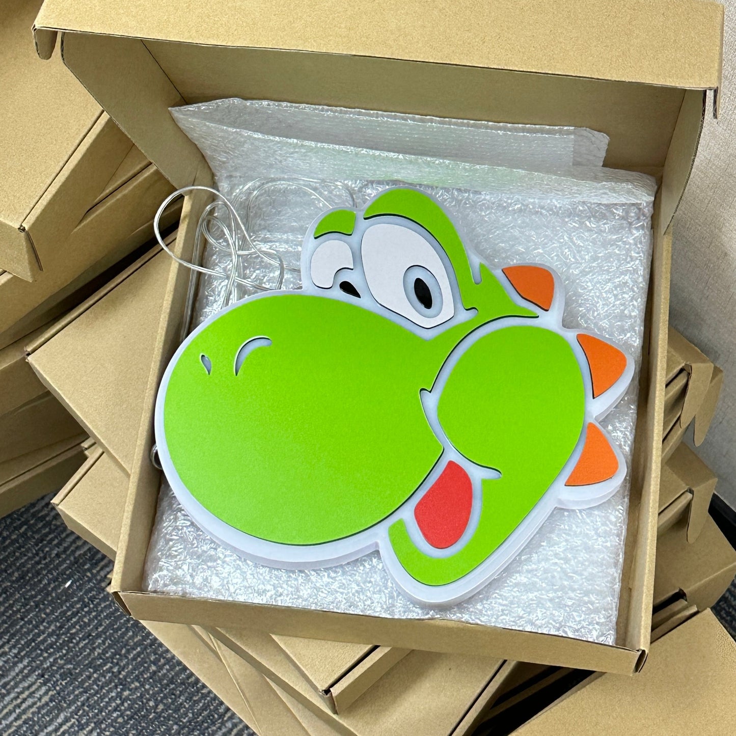 "Mario Yoshi" Neon Like Sign, Mario Yoshi LED Sign, Mario Wall Art, Mario LED Sign