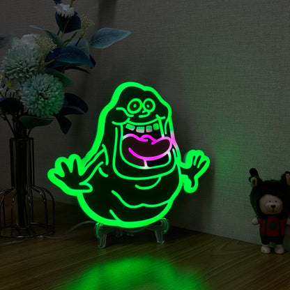 "Ghostbusters" Neon Like Sign, Ghostbusters Room Decor, Ghostbusters LED Sign