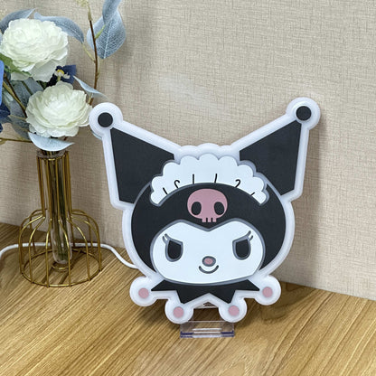 "Kuromi" Neon Schild, Kuromi LED Schild, Anime Zimmerdekor, Geschenk für Anime-Fans