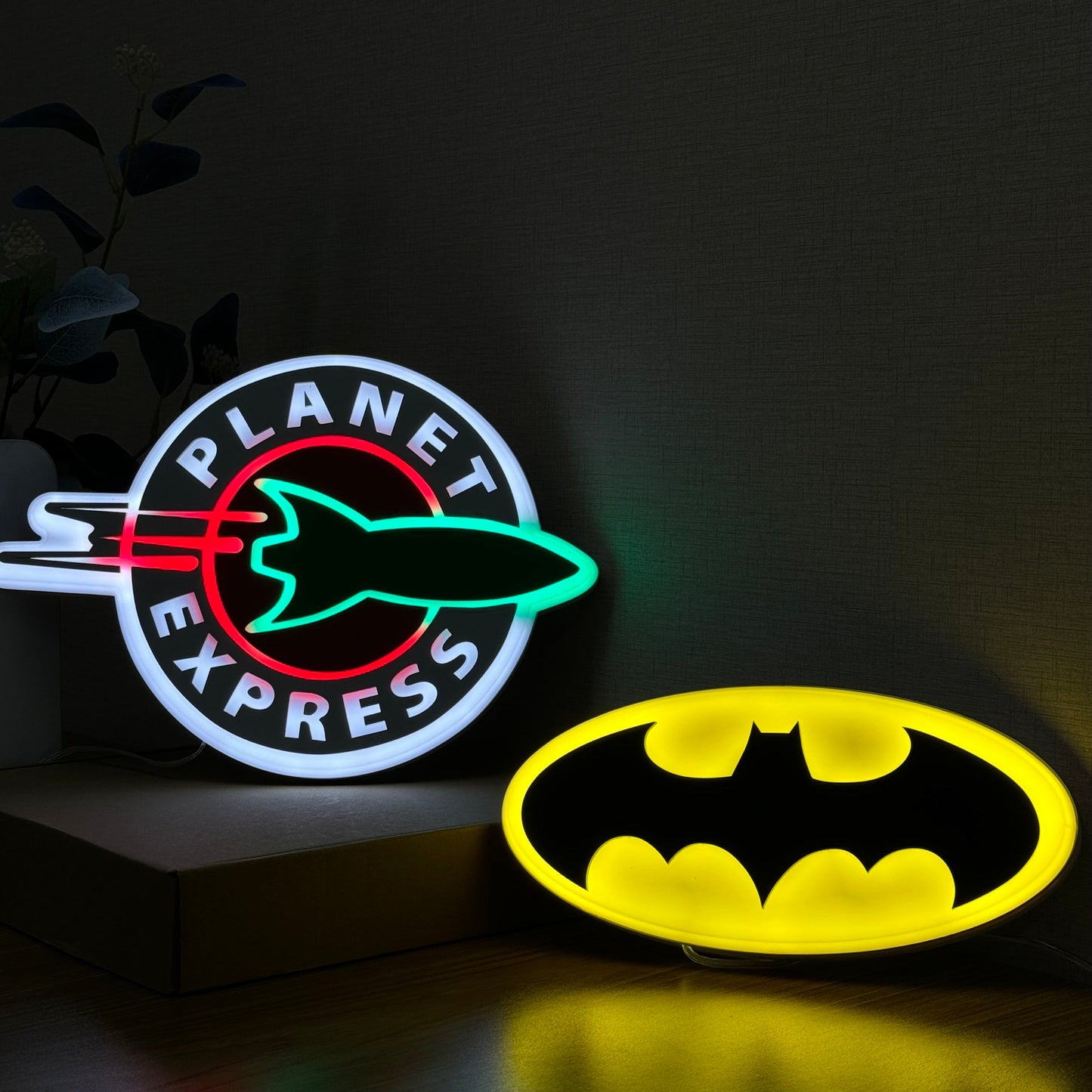 "Batman" Neon Like Sign, Batman Wall Sign, Batman LED Sign