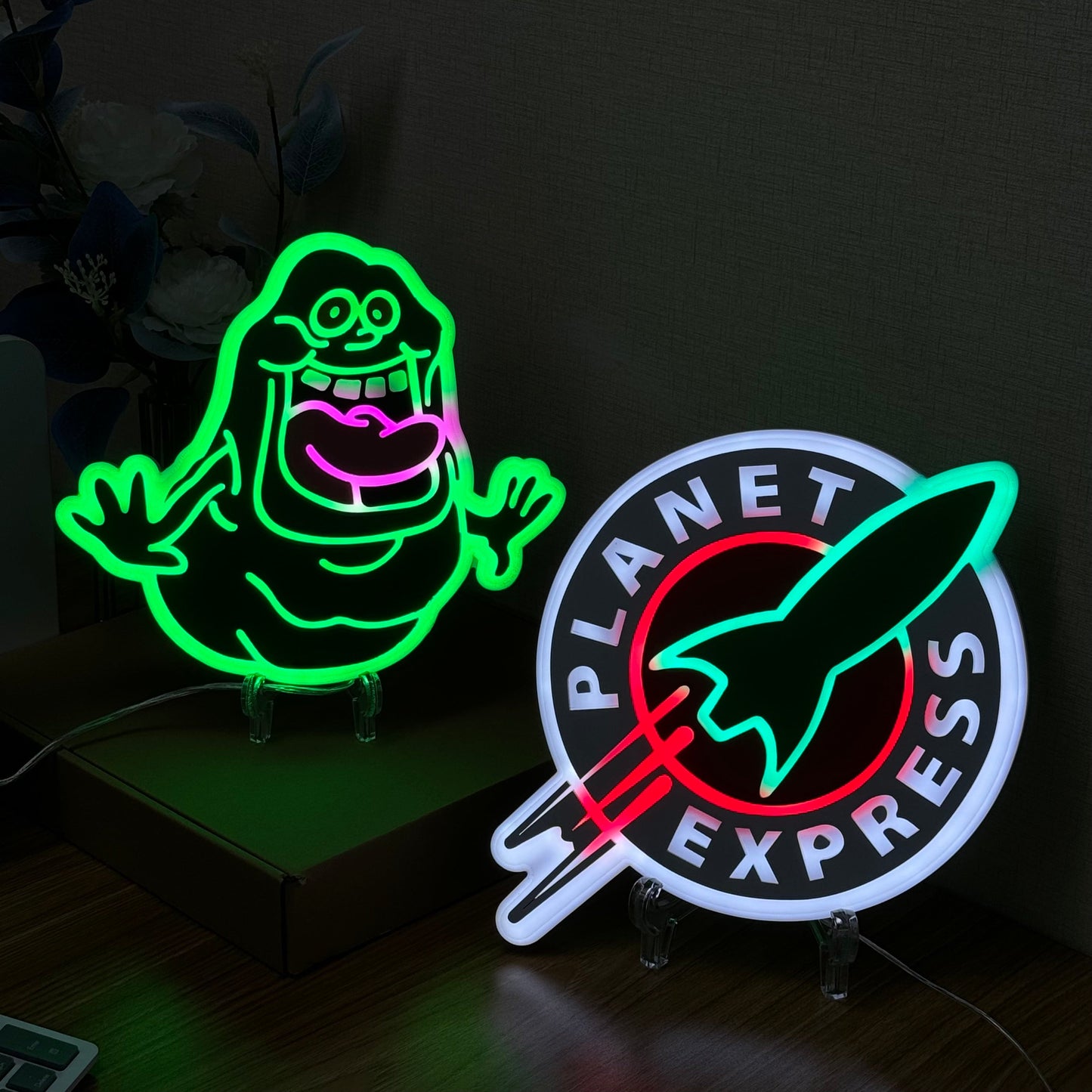 "Futurama Planet Express" Neon Like Sign, Futurama LED Sign, Futurama Wall Art