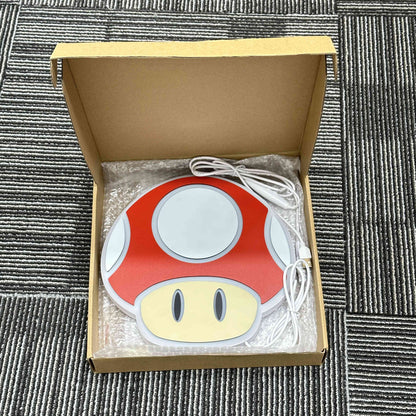 "Mario Super Mushroom" Neon-Like Schild, Mario LED Schild, Mario Game Room Dekor, Geschenk für Gamer