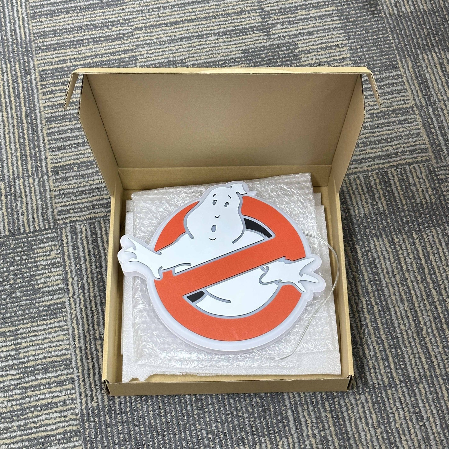 "Ghostbusters" Neon Like Sign, Ghostbusters Room Decor, Ghostbusters LED Sign