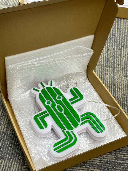 "Final Fantasy Cactuar" Neon-Like Schild, Geschenk für Gamer, Final Fantasy Wandkunst