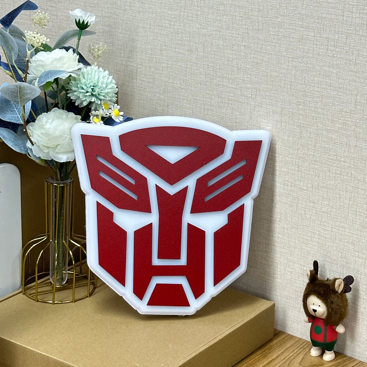 "Transformers Autobot" Neon Like Sign, Transformers Wall Art, Transformers Autobot LED Sign