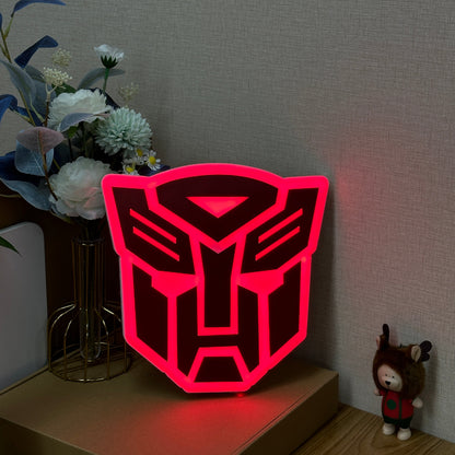 "Transformers Autobot" Neon Like Sign, Transformers Wall Art, Transformers Autobot LED Sign