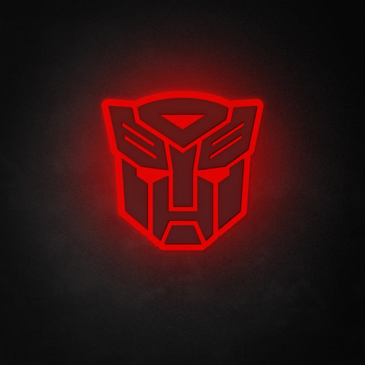 "Transformers Autobot" Neon Like Sign, Transformers Wall Art, Transformers Autobot LED Sign