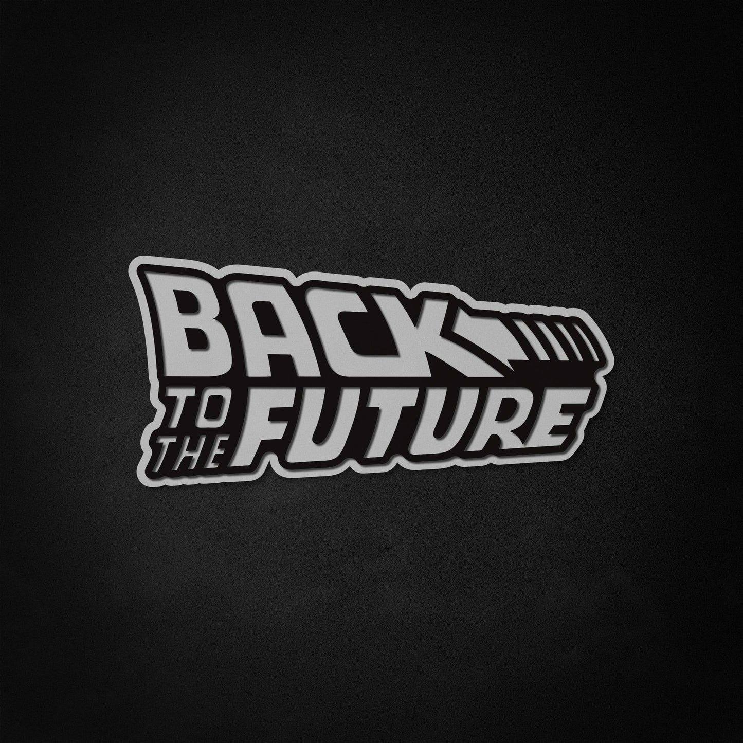 "Back To The Future 1985" Neon Like Sign, Movie Wall Decor, Retro Movie Room Decor