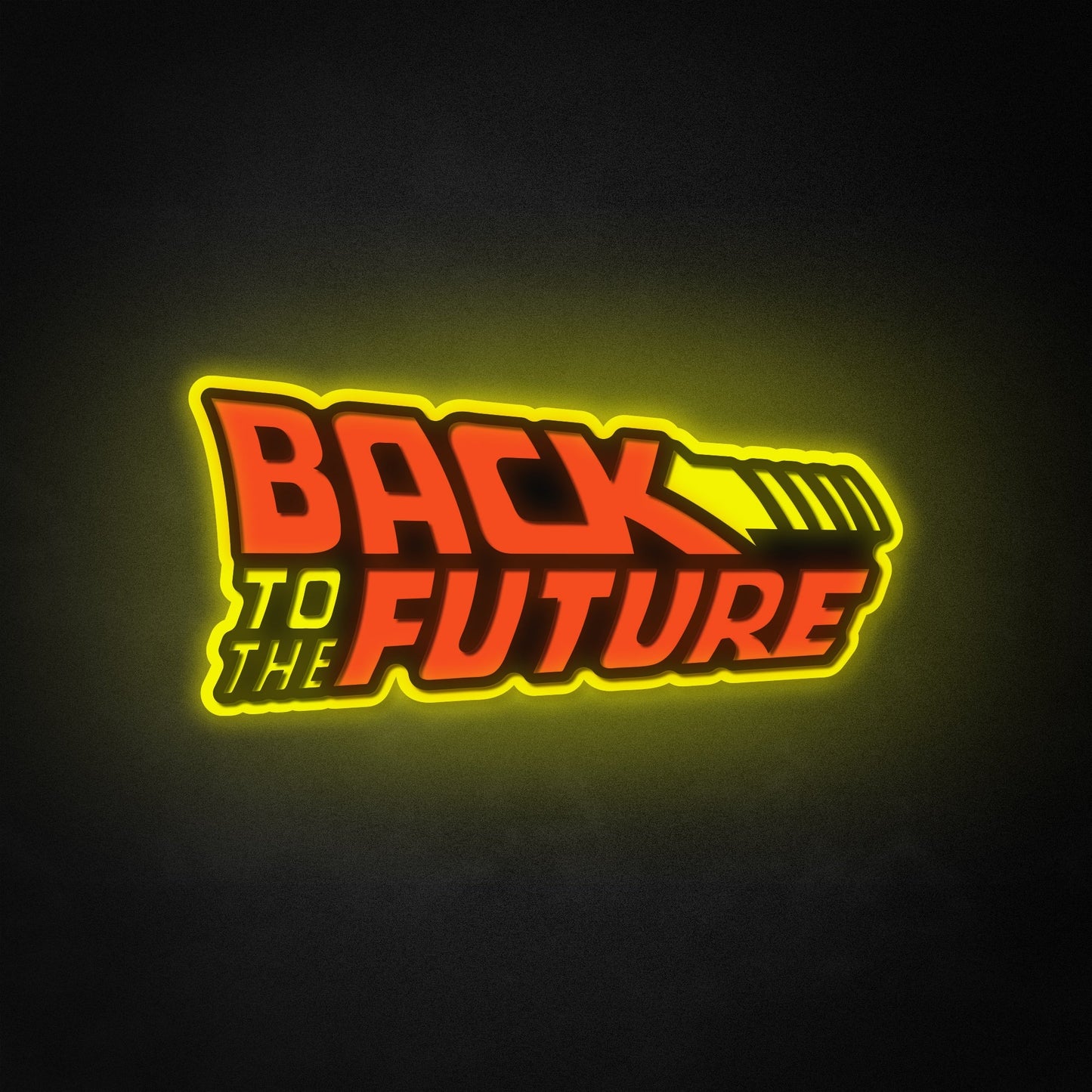 "Back To The Future 1985" Neon Like Sign, Movie Wall Decor, Retro Movie Room Decor