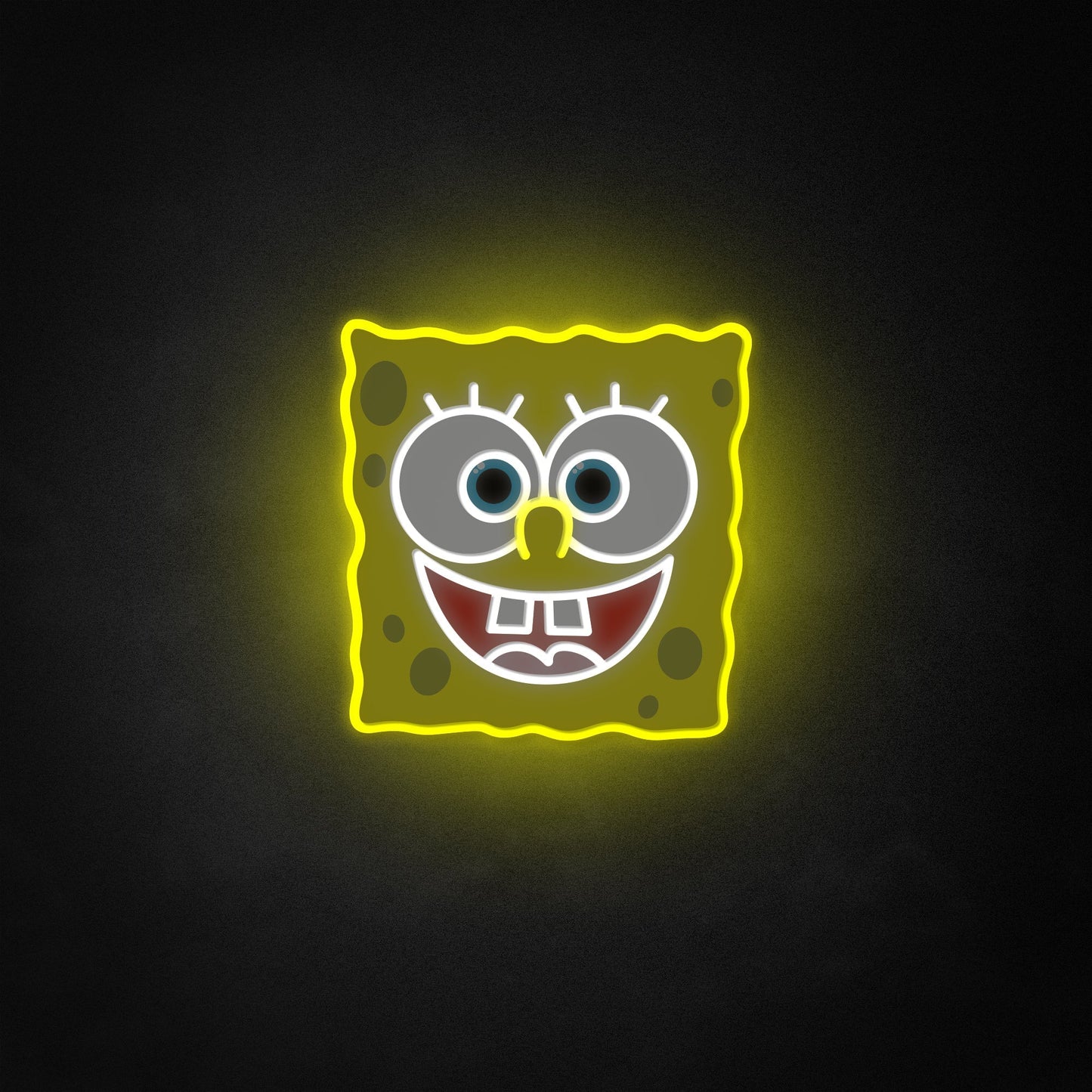 Enseigne LED "SpongeBob", décoration de chambre de dessin animé, décoration de chambre SpongeBob