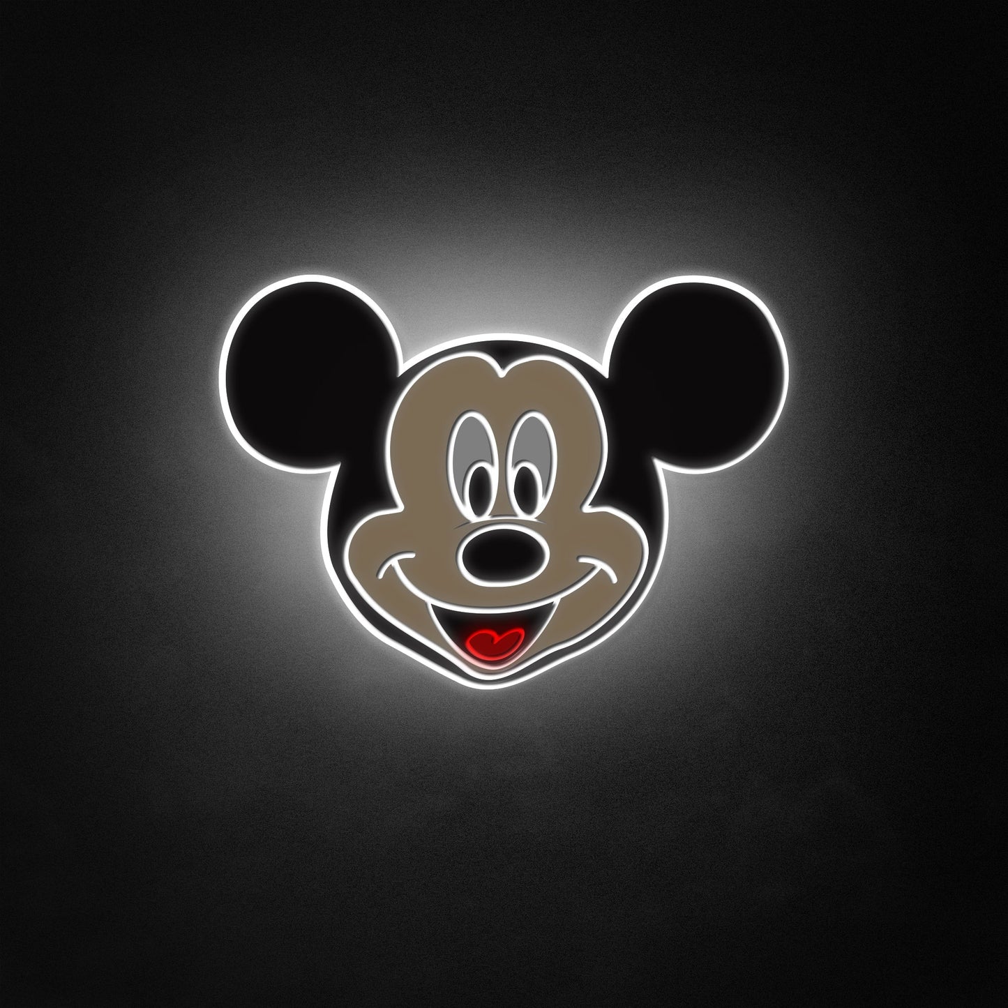 "Mickey Mouse" Neon Like Sign, Mickey Room Decor, Mickey Wall Art, Mickey LED Sign