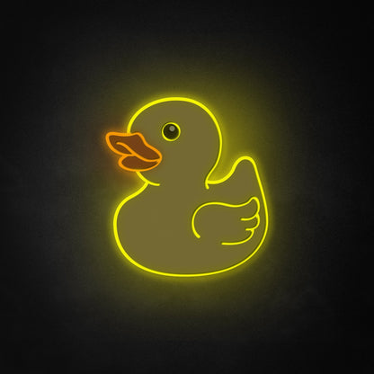 "Rubber Duck" Neon Like Sign, Kids Room Decor, Kids Room Wall Sign, Duck LED Sign