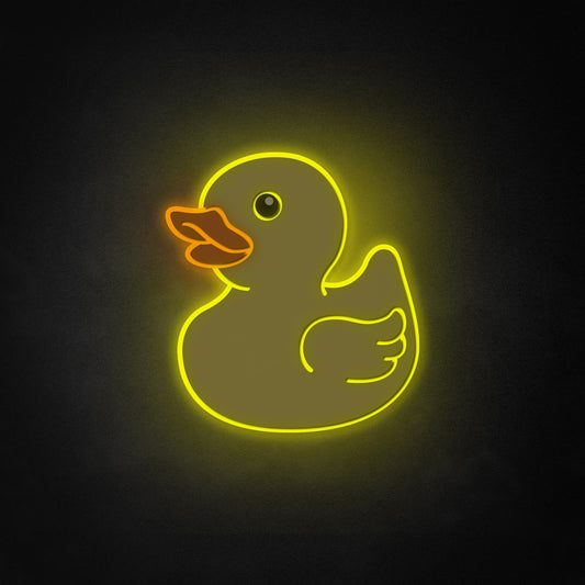 "Rubber Duck" Neon Like Sign, Kids Room Decor, Kids Room Wall Sign, Duck LED Sign