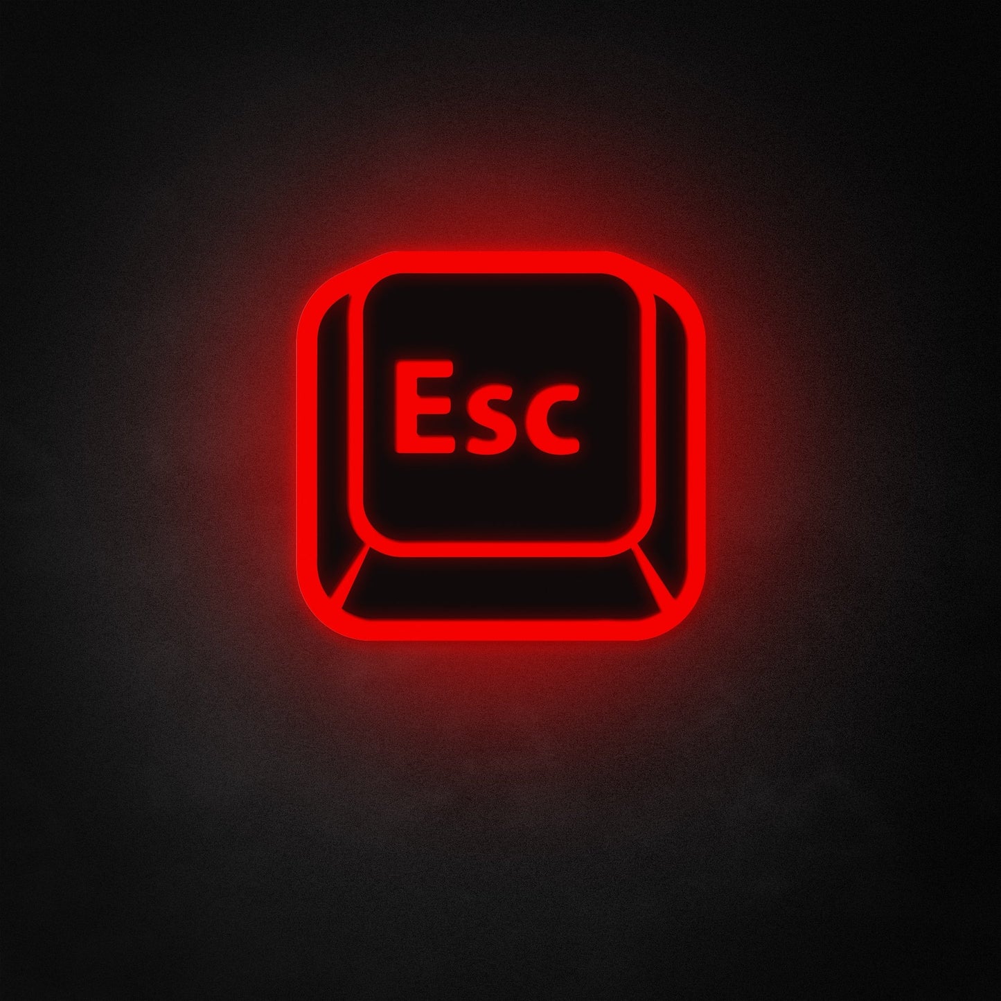 "Escape Key" Neon-Like Schild, Game Room Dekor, Game Wand Dekor, Geschenk für Gamer