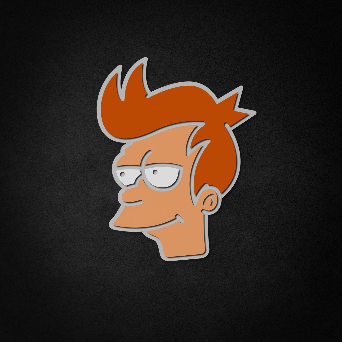 "Futurama Philip J. Fry" Neon Like Sign, Futurama Room Decor, Futurama LED Sign