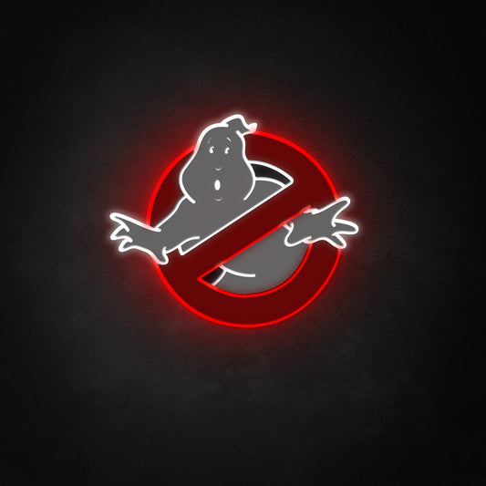 "Ghostbusters" Neon Like Sign, Ghostbusters Room Decor, Ghostbusters LED Sign