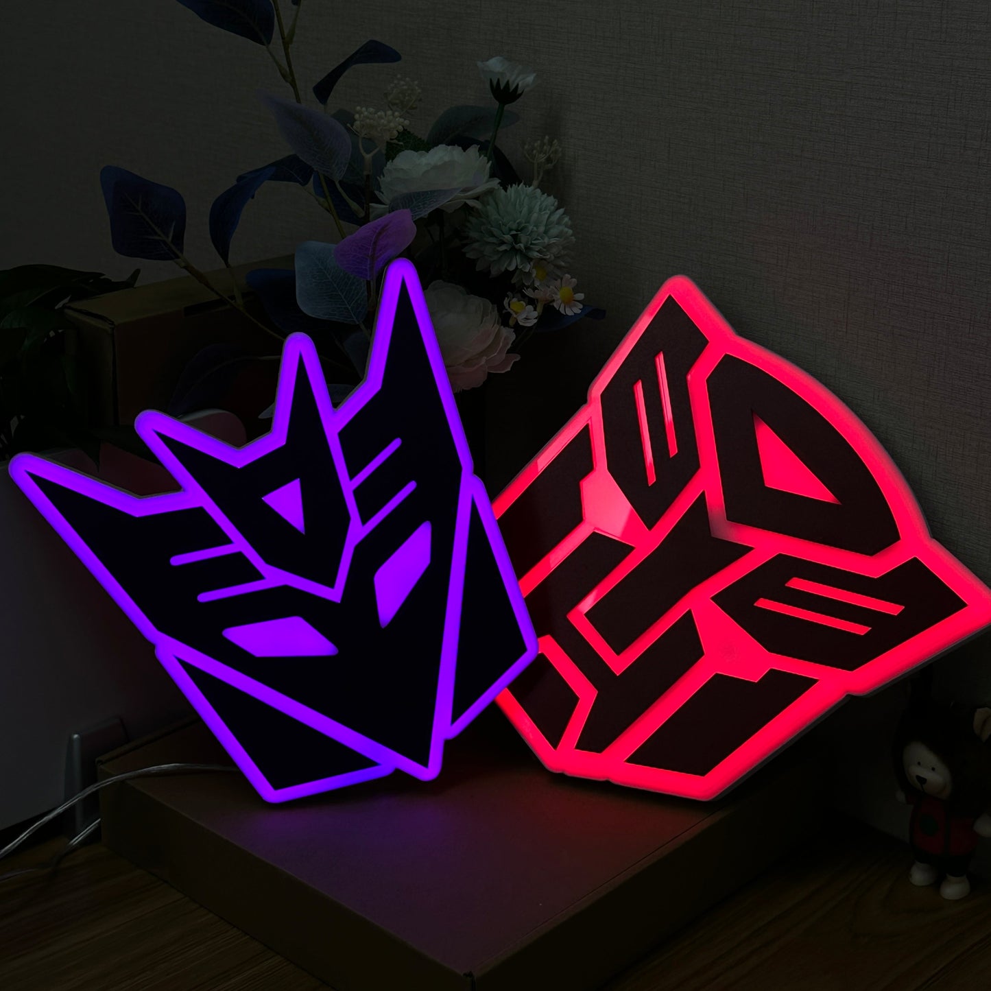 "Transformers Decepticons" Neon Like Sign, Transformers Room Decor, Transformers LED Sign