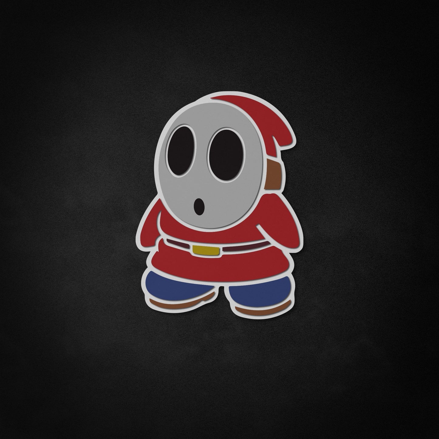 Enseigne LED "Mario Shy Guy", Enseigne LED Mario, décoration de salle de jeux, cadeau pour enfants, joueur