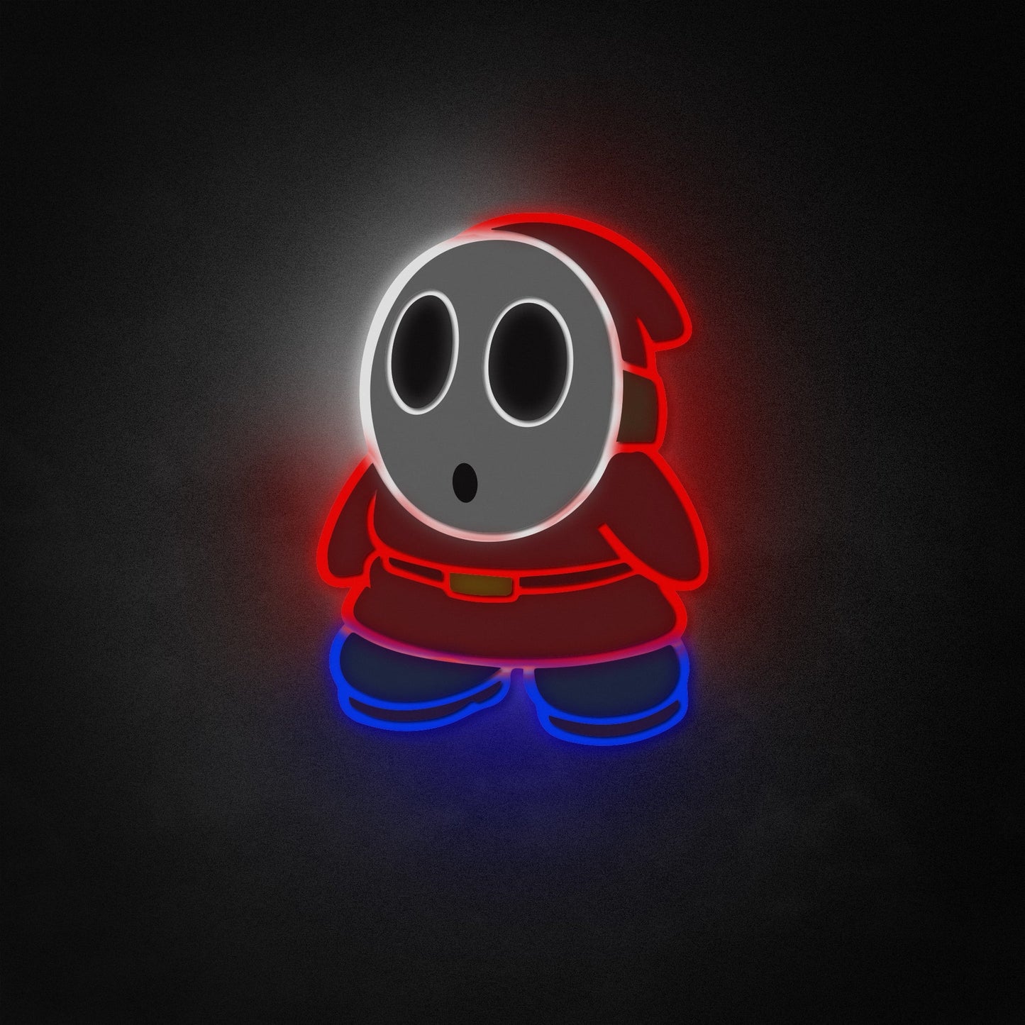 Enseigne LED "Mario Shy Guy", Enseigne LED Mario, décoration de salle de jeux, cadeau pour enfants, joueur