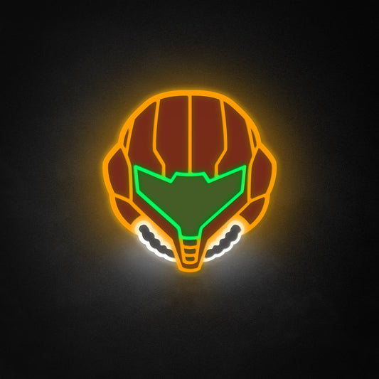 Enseigne LED "Metroid Samus", décoration de salle de jeux, Enseigne LED Metroid, cadeau pour enfants, joueur