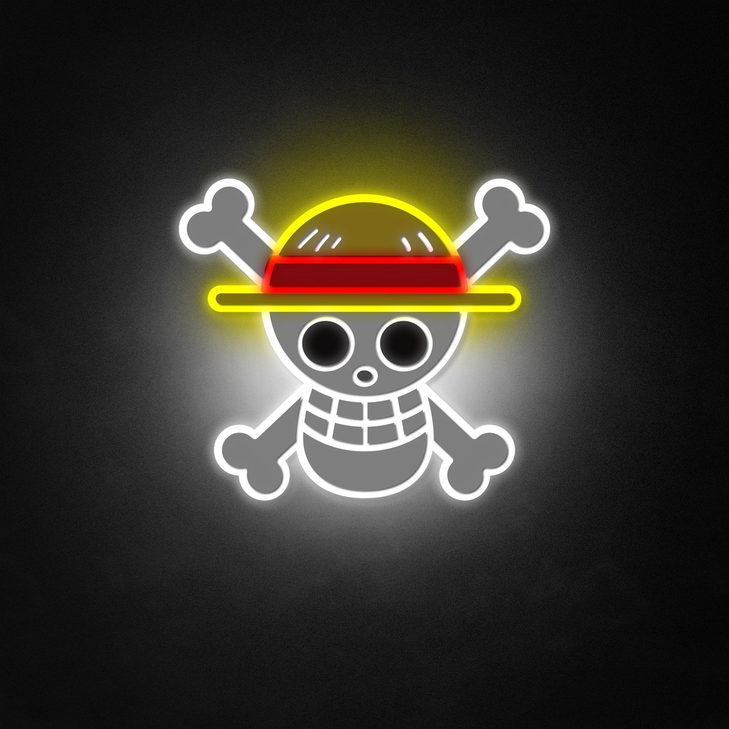 "One Piece" Neon-Like Schild, One Piece LED-Schild, One Piece Wandkunst, Geschenk für Anime-Fans