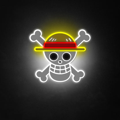 "One Piece" Neon-Like Schild, One Piece LED-Schild, One Piece Wandkunst, Geschenk für Anime-Fans