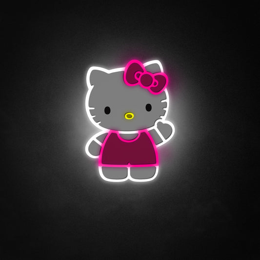 "Hello Kitty" Neon Like Sign, Hello Kitty Room Decor, Hello Kitty LED Sign