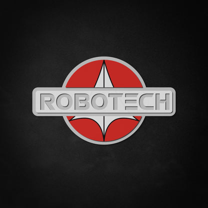 "ROBOTECH" Neon-Like Schild, ROBOTECH LED Schild, ROBOTECH Wandkunst